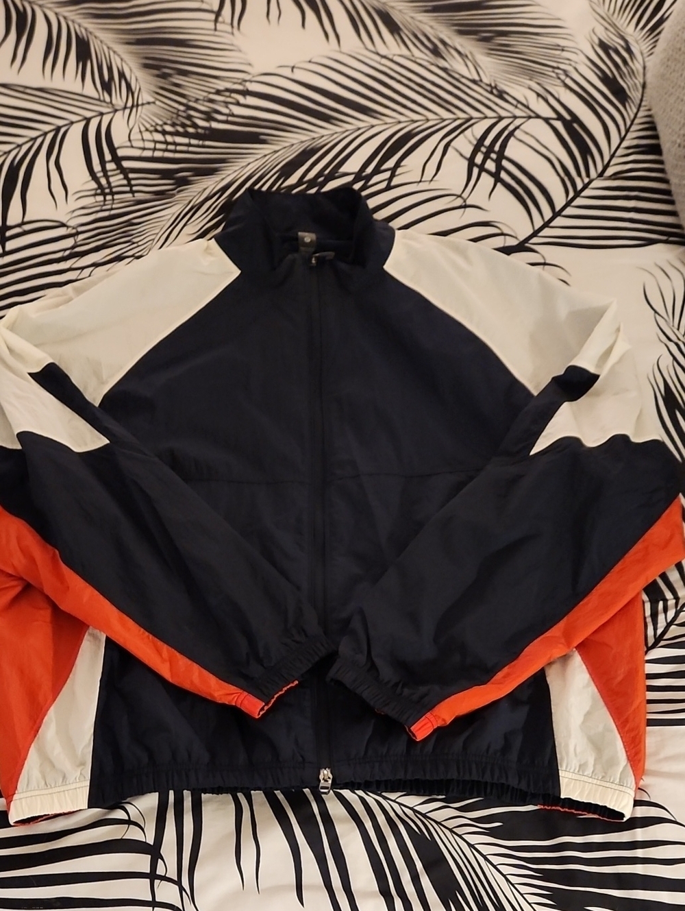 Nylon Oversized Track Jacket